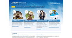 Desktop Screenshot of aktyviospramogos.lt